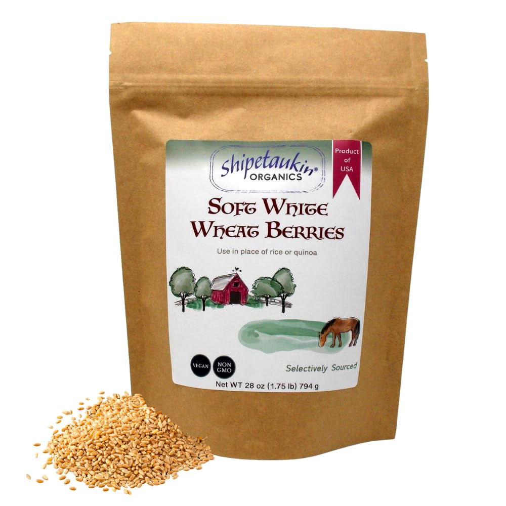 Organic Soft White Wheat Berries