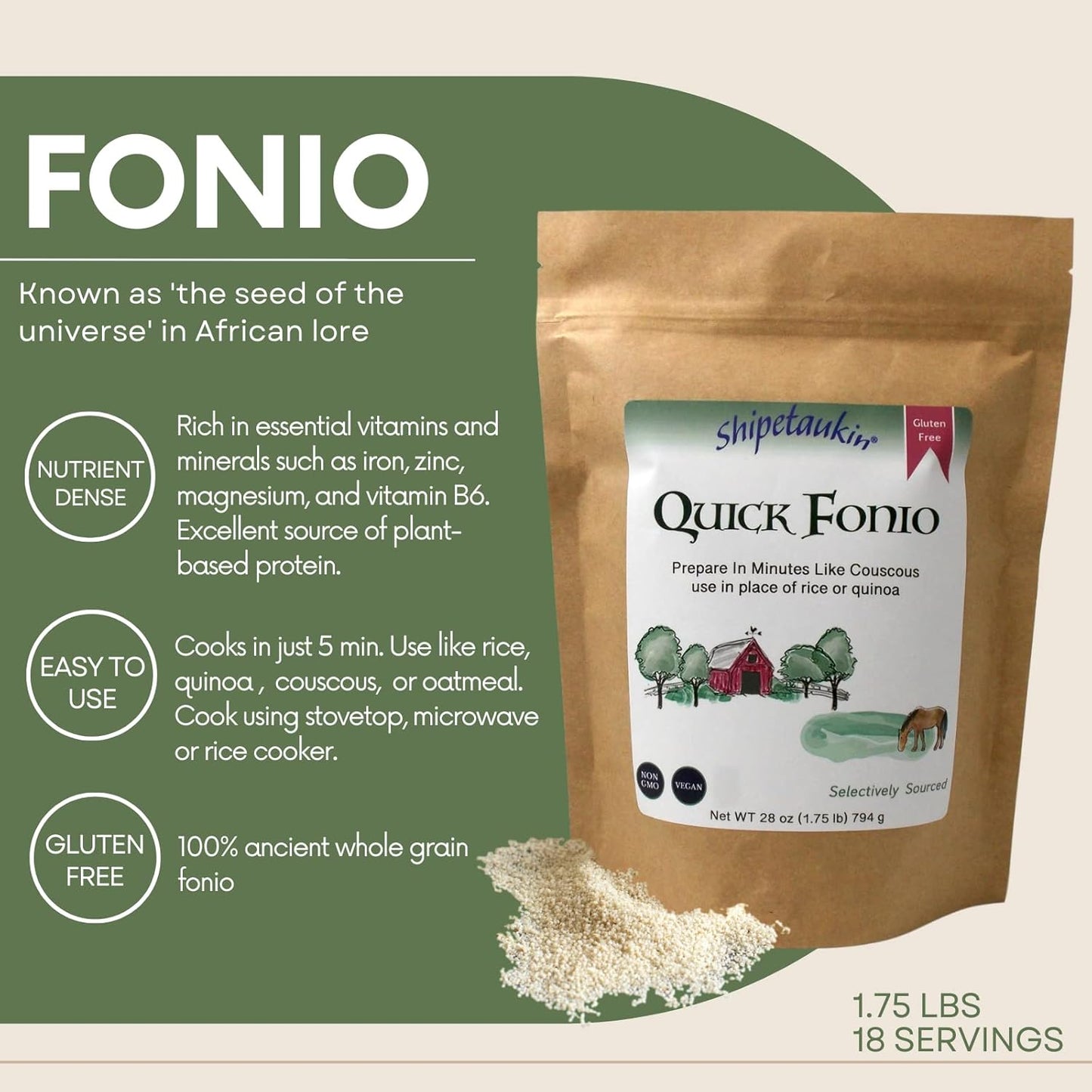 Quick Fonio African Supergrain